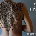 Фото Мехенди на шее от 02.08.2018 №010 - Mehendi on the neck - tatufoto.com