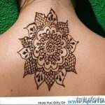 Фото Мехенди на шее от 02.08.2018 №080 - Mehendi on the neck - tatufoto.com