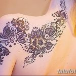 Фото Мехенди на шее от 02.08.2018 №144 - Mehendi on the neck - tatufoto.com