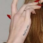 Фото Тату Ланы Дель Рей от 02.08.2018 №014 - Tattoo of Lana Del Rey - tatufoto.com