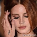 Фото Тату Ланы Дель Рей от 02.08.2018 №017 - Tattoo of Lana Del Rey - tatufoto.com