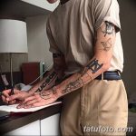 Фото Тату лайнворк от 17.08.2018 №260 - tattoo laynvork - tatufoto.com