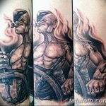 Фото рисунок Тату моряк Папай от 10.08.2018 №004 - Tattoos sailor Papay - tatufoto.com