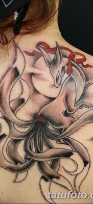 Фото рисунок тату Кицунэ от 10.08.2018 №004 — drawing of tattoo Kitsune — tatufoto.com