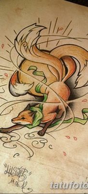 Фото рисунок тату Кицунэ от 10.08.2018 №008 — drawing of tattoo Kitsune — tatufoto.com