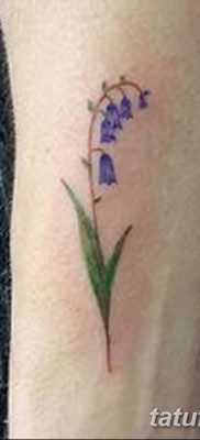 Фото рисунок тату цветок колокольчик от 10.08.2018 №015 — flower bell tatto — tatufoto.com