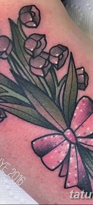 Фото рисунок тату цветок колокольчик от 10.08.2018 №016 — flower bell tatto — tatufoto.com