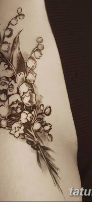 Фото рисунок тату цветок колокольчик от 10.08.2018 №017 — flower bell tatto — tatufoto.com