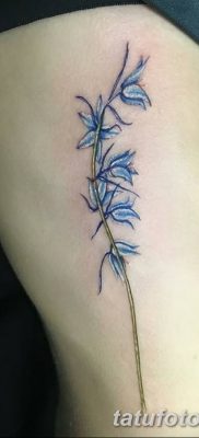 Фото рисунок тату цветок колокольчик от 10.08.2018 №029 — flower bell tatto — tatufoto.com