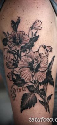 Фото рисунок тату цветок колокольчик от 10.08.2018 №034 — flower bell tatto — tatufoto.com