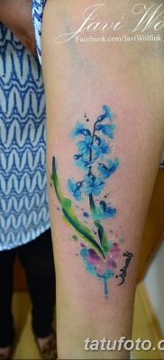 Фото рисунок тату цветок колокольчик от 10.08.2018 №042 — flower bell tatto — tatufoto.com