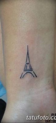 Фото тату Эйфелева башня 22.08.2018 №058 — tattoo The Eiffel Tower — tatufoto.com