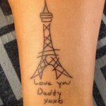 Фото тату Эйфелева башня 22.08.2018 №062 - tattoo The Eiffel Tower - tatufoto.com