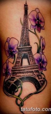 Фото тату Эйфелева башня 22.08.2018 №094 — tattoo The Eiffel Tower — tatufoto.com