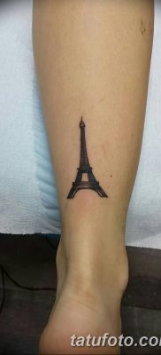 Фото тату Эйфелева башня 22.08.2018 №097 — tattoo The Eiffel Tower — tatufoto.com