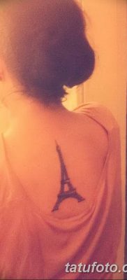 Фото тату Эйфелева башня 22.08.2018 №099 — tattoo The Eiffel Tower — tatufoto.com