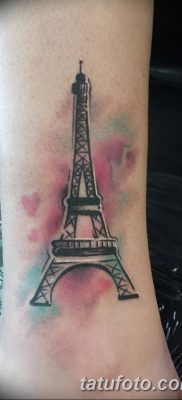 Фото тату Эйфелева башня 22.08.2018 №101 — tattoo The Eiffel Tower — tatufoto.com
