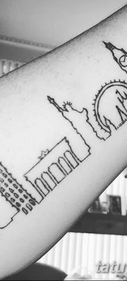 Фото тату Эйфелева башня 22.08.2018 №114 — tattoo The Eiffel Tower — tatufoto.com