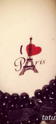 Фото тату Эйфелева башня 22.08.2018 №118 — tattoo The Eiffel Tower — tatufoto.com