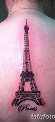 Фото тату Эйфелева башня 22.08.2018 №144 — tattoo The Eiffel Tower — tatufoto.com