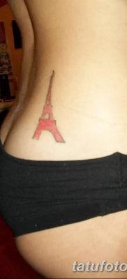 Фото тату Эйфелева башня 22.08.2018 №151 — tattoo The Eiffel Tower — tatufoto.com