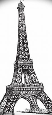 Фото тату Эйфелева башня 22.08.2018 №154 — tattoo The Eiffel Tower — tatufoto.com