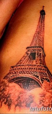 Фото тату Эйфелева башня 22.08.2018 №155 — tattoo The Eiffel Tower — tatufoto.com