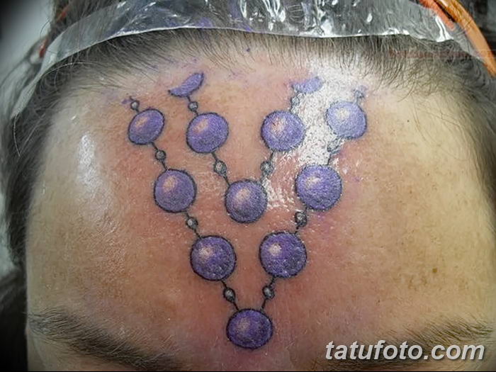Фото тату бусы 25.08.2018 №043 - tattoo beads - tatufoto.com