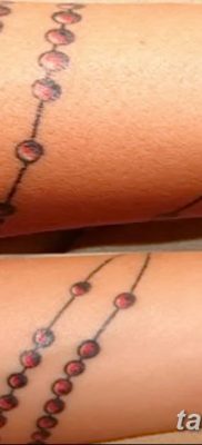 Фото тату бусы 25.08.2018 №114 — tattoo beads — tatufoto.com