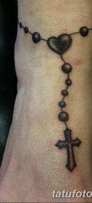 Rosary Beads Ankle Tattoo Designs Deviantart More Like Rosary Be