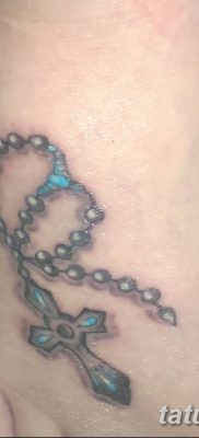 Rosary Beads On Foot Tattoo Rosary Beads On Foot Tattoo — Tattoo