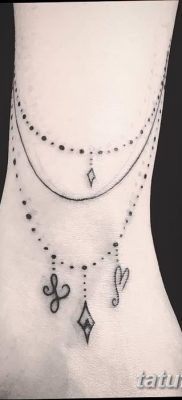 Фото тату бусы 25.08.2018 №184 — tattoo beads — tatufoto.com
