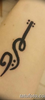 Фото тату виолончель от 04.08.2018 №022 — tattoo cello — tatufoto.com