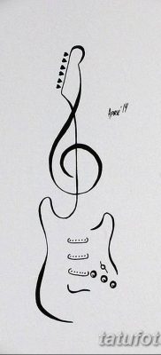 Фото тату виолончель от 04.08.2018 №023 — tattoo cello — tatufoto.com