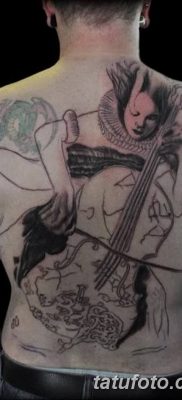 Фото тату виолончель от 04.08.2018 №031 — tattoo cello — tatufoto.com