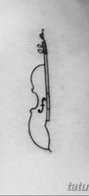 Фото тату виолончель от 04.08.2018 №041 — tattoo cello — tatufoto.com