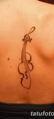 Фото тату виолончель от 04.08.2018 №057 — tattoo cello — tatufoto.com