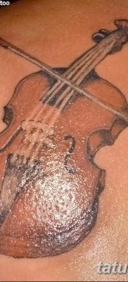 Фото тату виолончель от 04.08.2018 №064 — tattoo cello — tatufoto.com