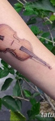Фото тату виолончель от 04.08.2018 №080 — tattoo cello — tatufoto.com