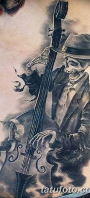 Фото тату виолончель от 04.08.2018 №088 — tattoo cello — tatufoto.com