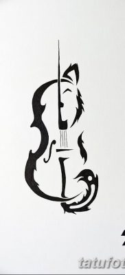 Фото тату виолончель от 04.08.2018 №139 — tattoo cello — tatufoto.com