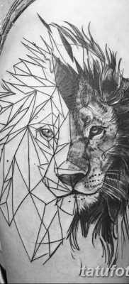 Фото тату голова льва от 08.08.2018 №005 — tattoo head of a lion — tatufoto.com
