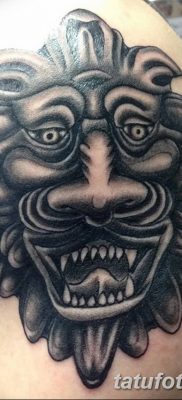 Фото тату голова льва от 08.08.2018 №007 — tattoo head of a lion — tatufoto.com