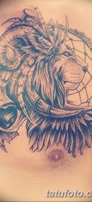 Фото тату голова льва от 08.08.2018 №022 — tattoo head of a lion — tatufoto.com