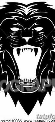 Фото тату голова льва от 08.08.2018 №122 — tattoo head of a lion — tatufoto.com