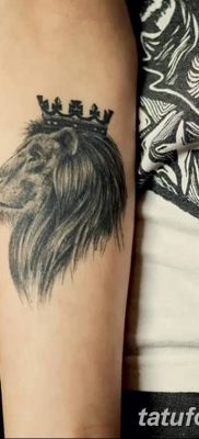 Фото тату голова льва от 08.08.2018 №128 — tattoo head of a lion — tatufoto.com