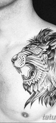 Фото тату голова льва от 08.08.2018 №141 — tattoo head of a lion — tatufoto.com