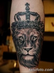 Фото тату голова льва от 08.08.2018 №148 - tattoo head of a lion - tatufoto.com