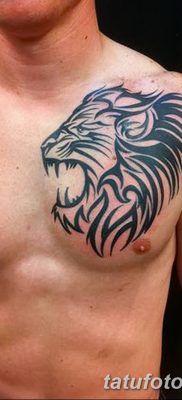 Фото тату голова льва от 08.08.2018 №185 — tattoo head of a lion — tatufoto.com