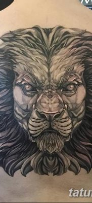 Фото тату голова льва от 08.08.2018 №190 — tattoo head of a lion — tatufoto.com
